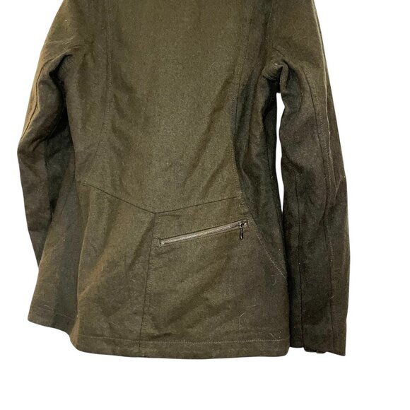 Nau Wool Moto Blazer Jacket Contemporary Double Breasted Twilightcore Green S - Picture 5 of 8